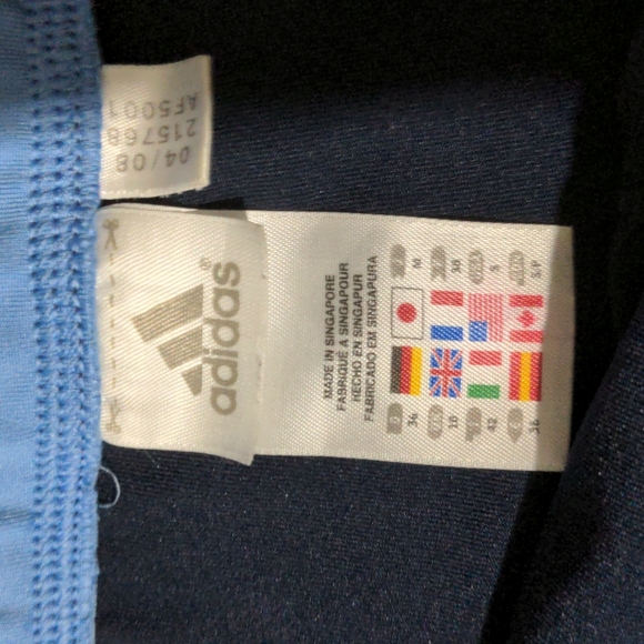 adidas Women's Blue Workout Pants.  Size S - Picture 6 of 7